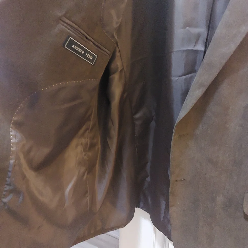 Andrew Fezza Men's Two Button Down Blazer Size 52L